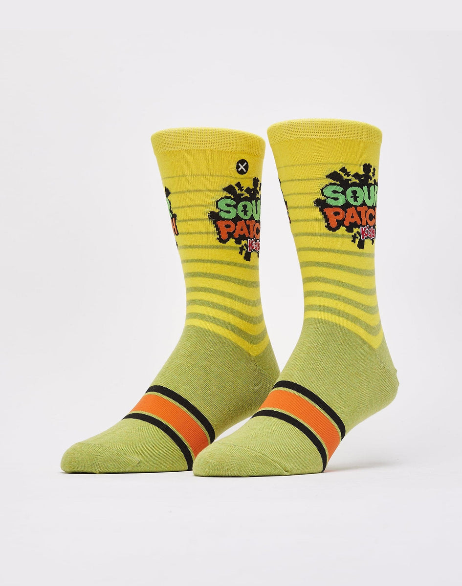 Odd Sox Sour Patch Kids Crew Socks for Men in Green