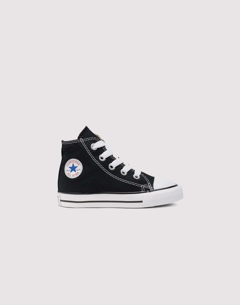 infant black converse high tops