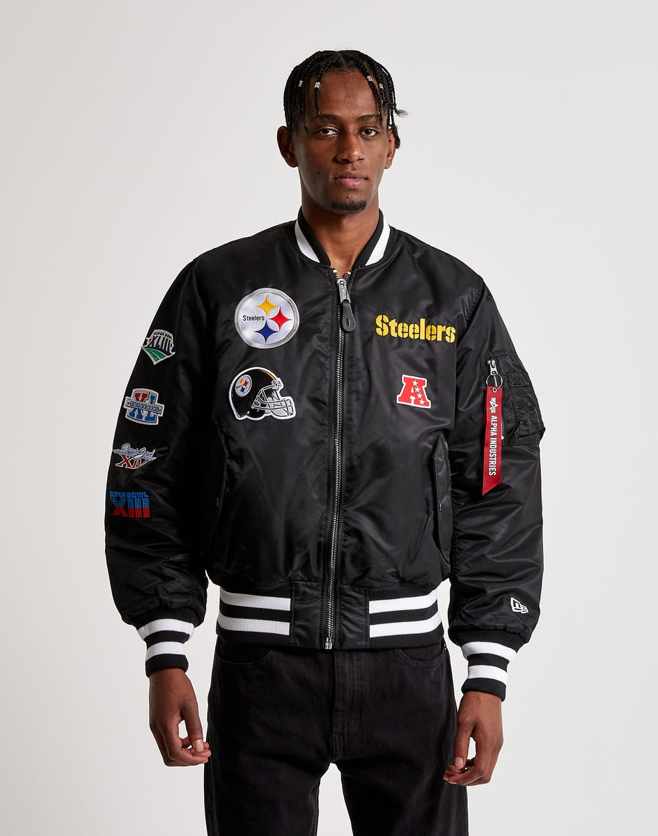 Pittsburgh steelers Bomber Jacket Ma-1, Nfl steelers Varsity Jacket, Coat –  Eagles, Patriots