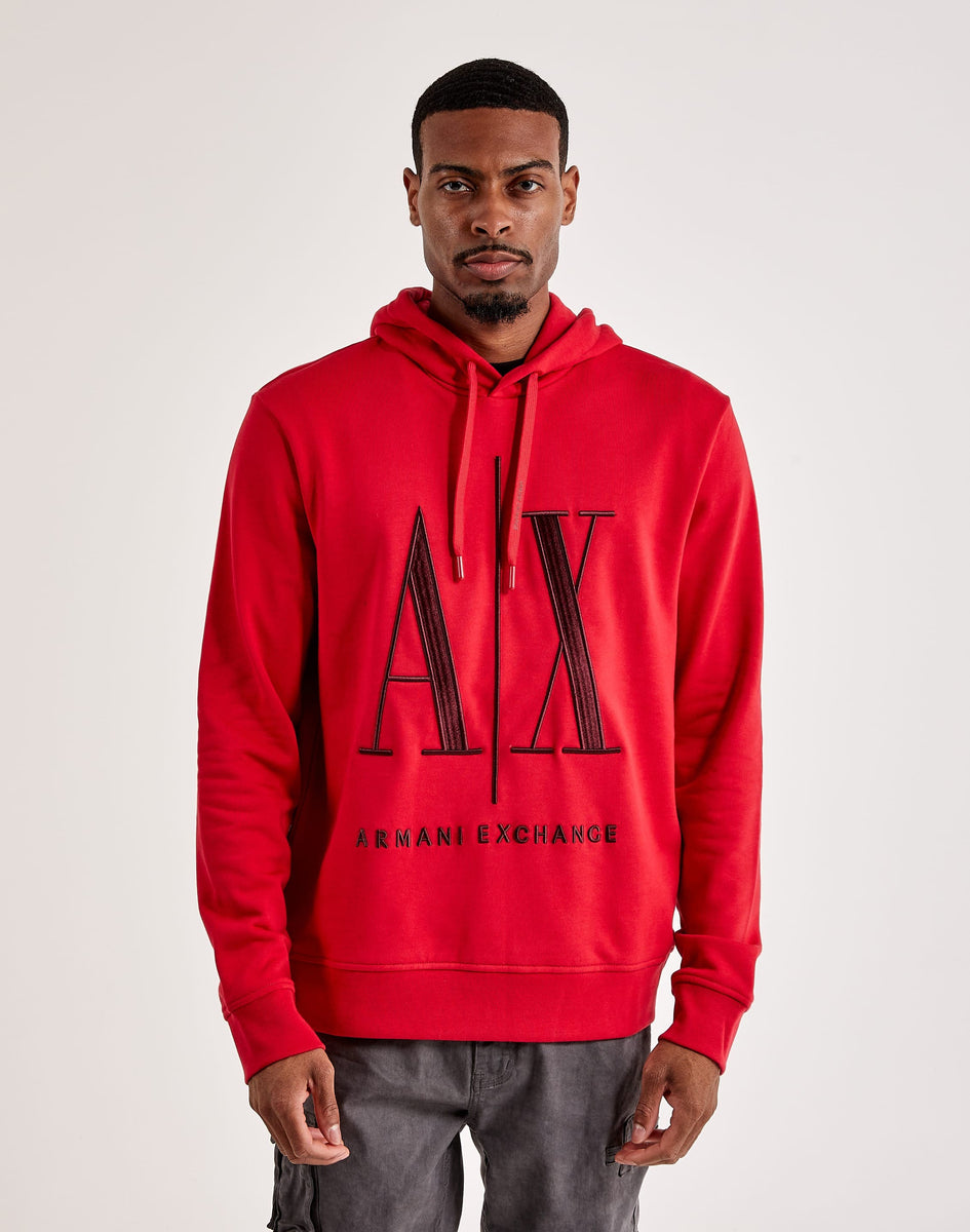 mens Armani Exchange Icon Logo Hoodie