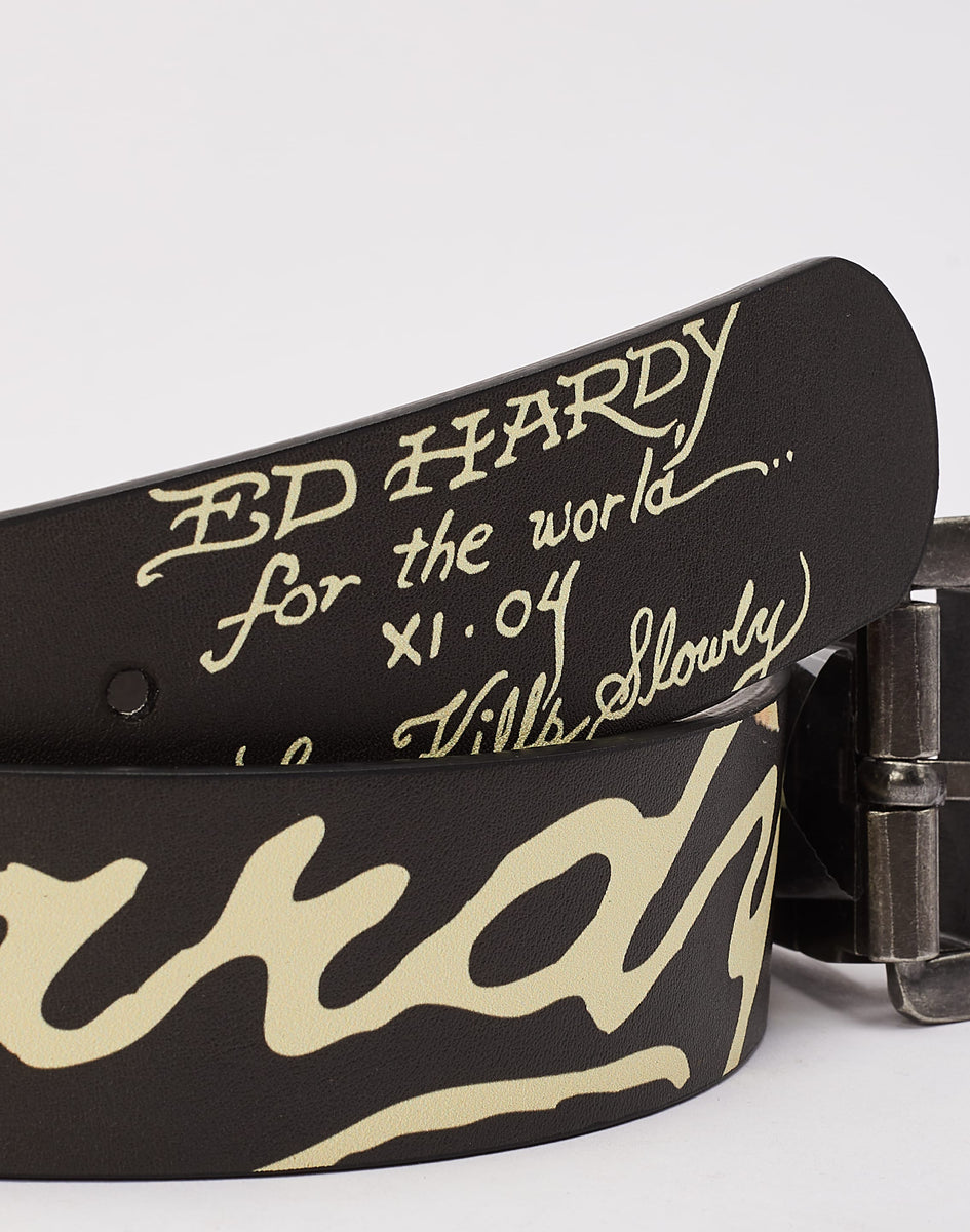 Ed Hardy Skull & Sword Belt