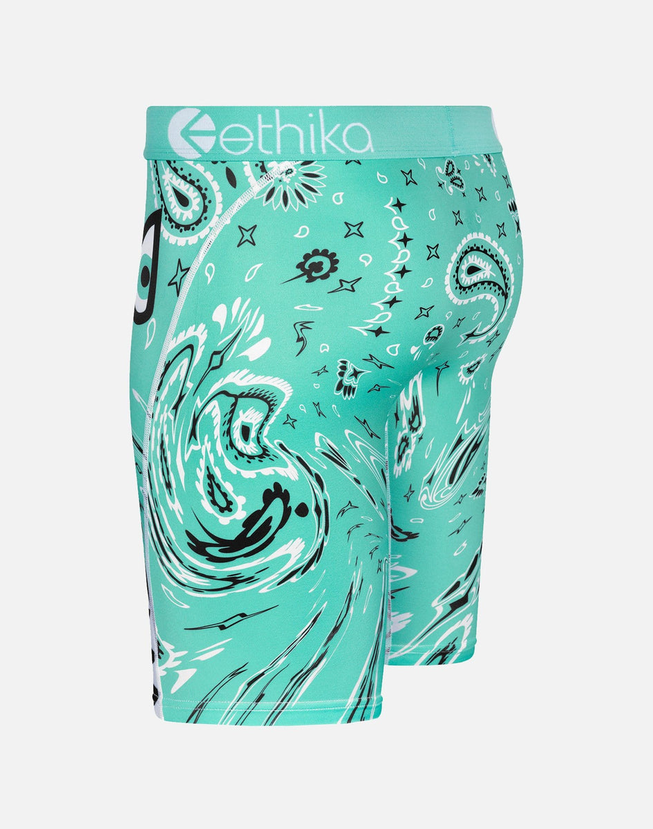 Ethika Bomber Paisley Drip Boxer Briefs DTLR