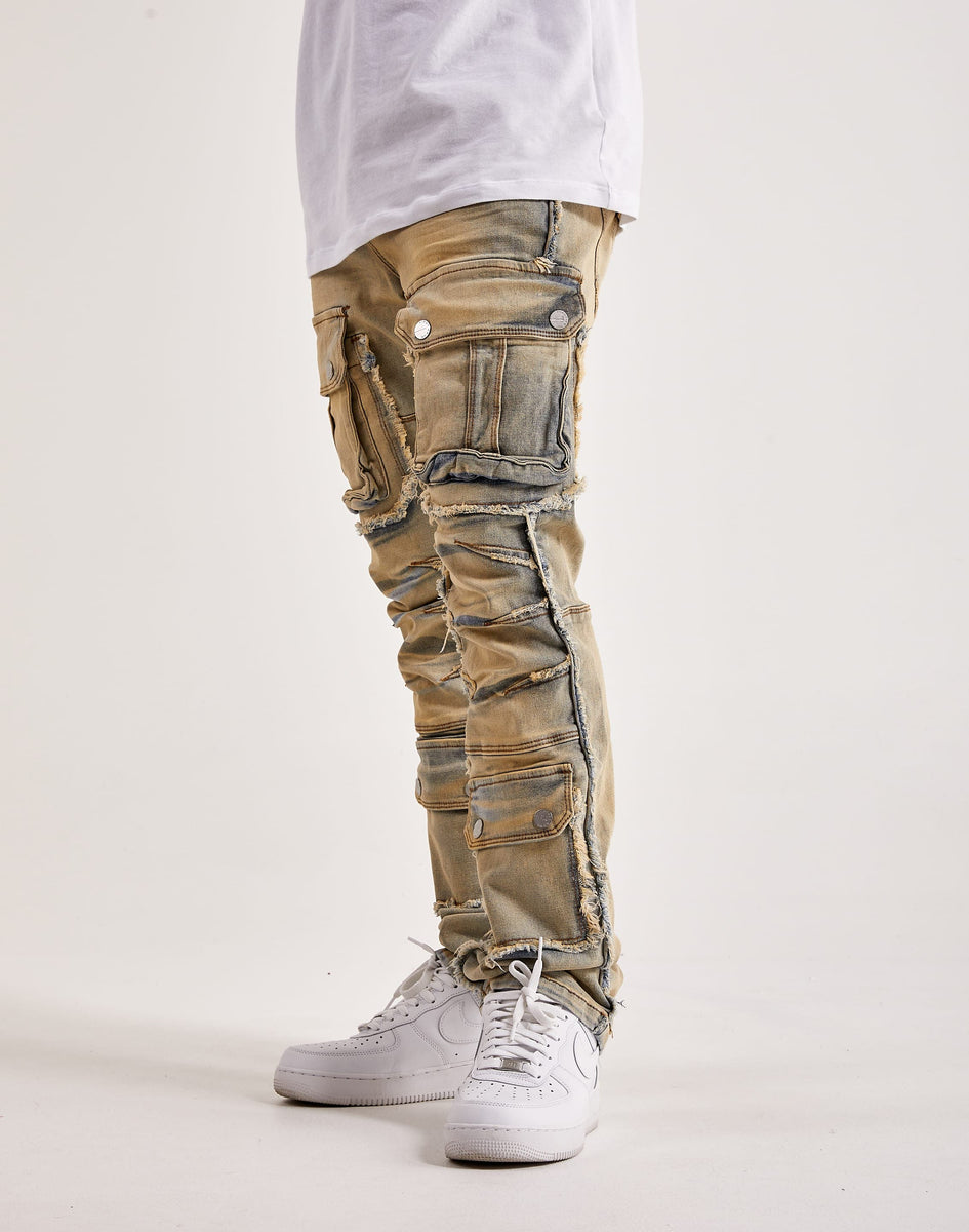 First Row 3D Y2K Cargo Pants – DTLR