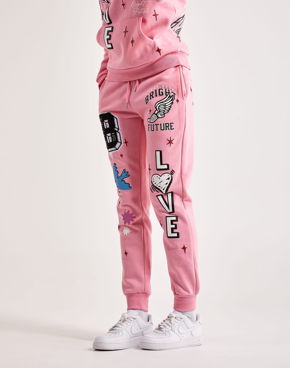 First Row Love Fleece Joggers