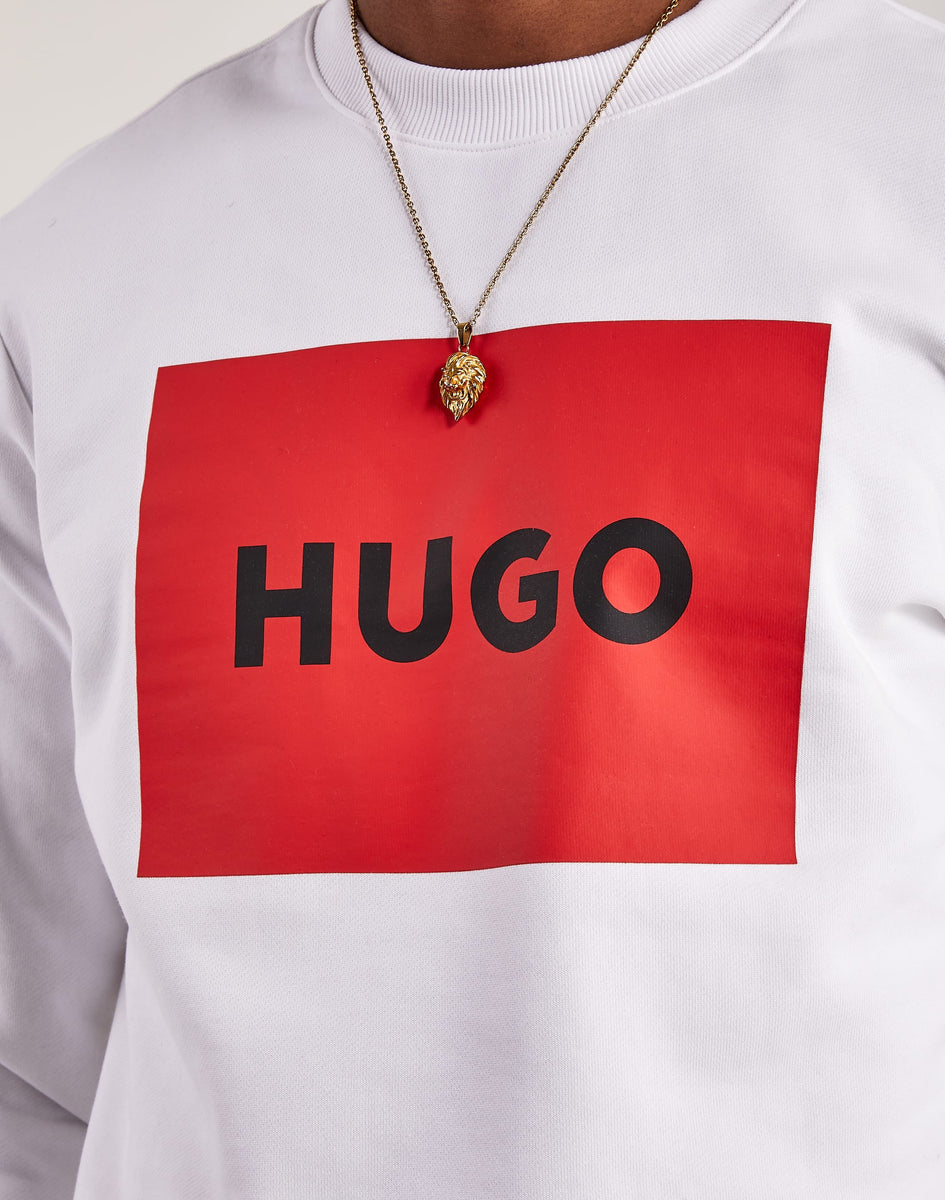 Hugo Box Logo Crewneck Sweatshirt