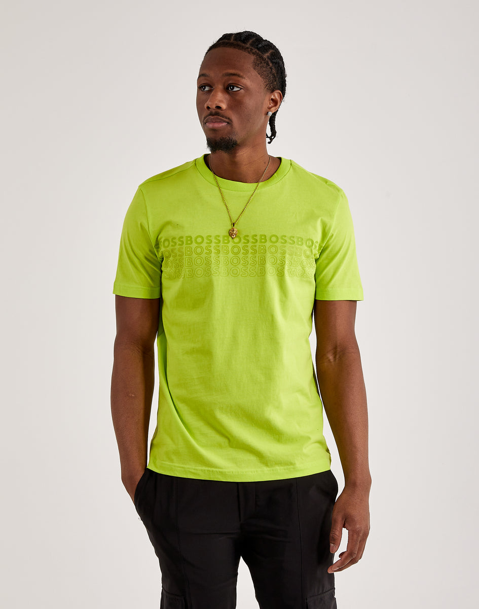 lime green hugo boss t shirt