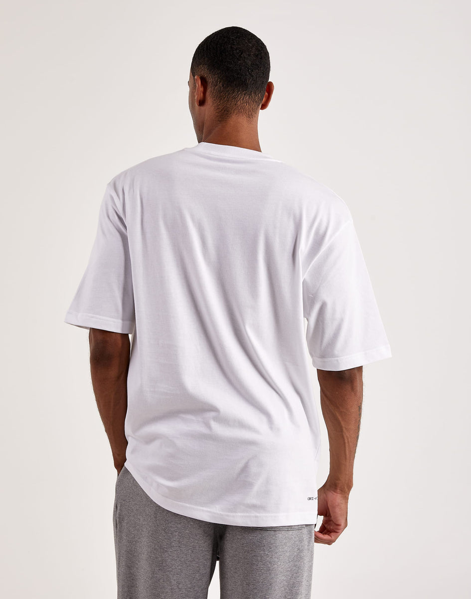 Buy Souluxe White Linear Stripe Sports T-Shirt in Jordan - bfab