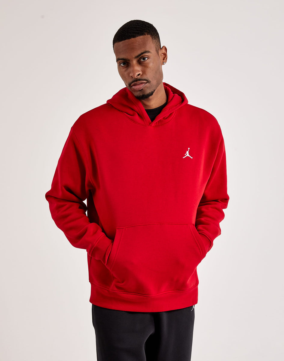 Red jordan deals pullover hoodie