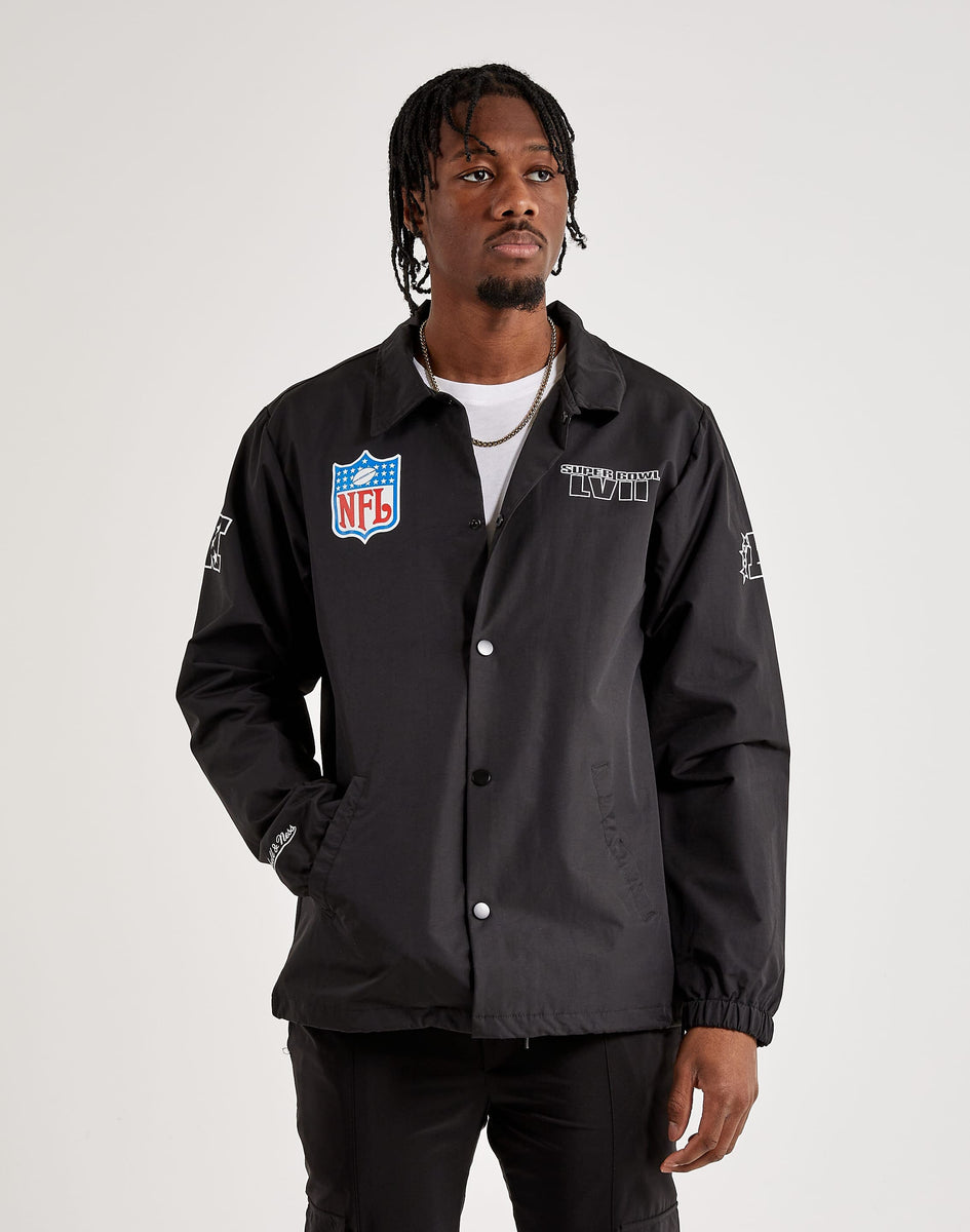 Mitchell and Ness Raiders M&N Head Coach Hoodie Black Gray White