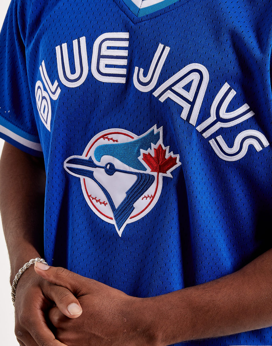  Toronto Blue Jays Joe Carter Authentic 1993 BP Jersey by  Mitchell & Ness : Sports & Outdoors