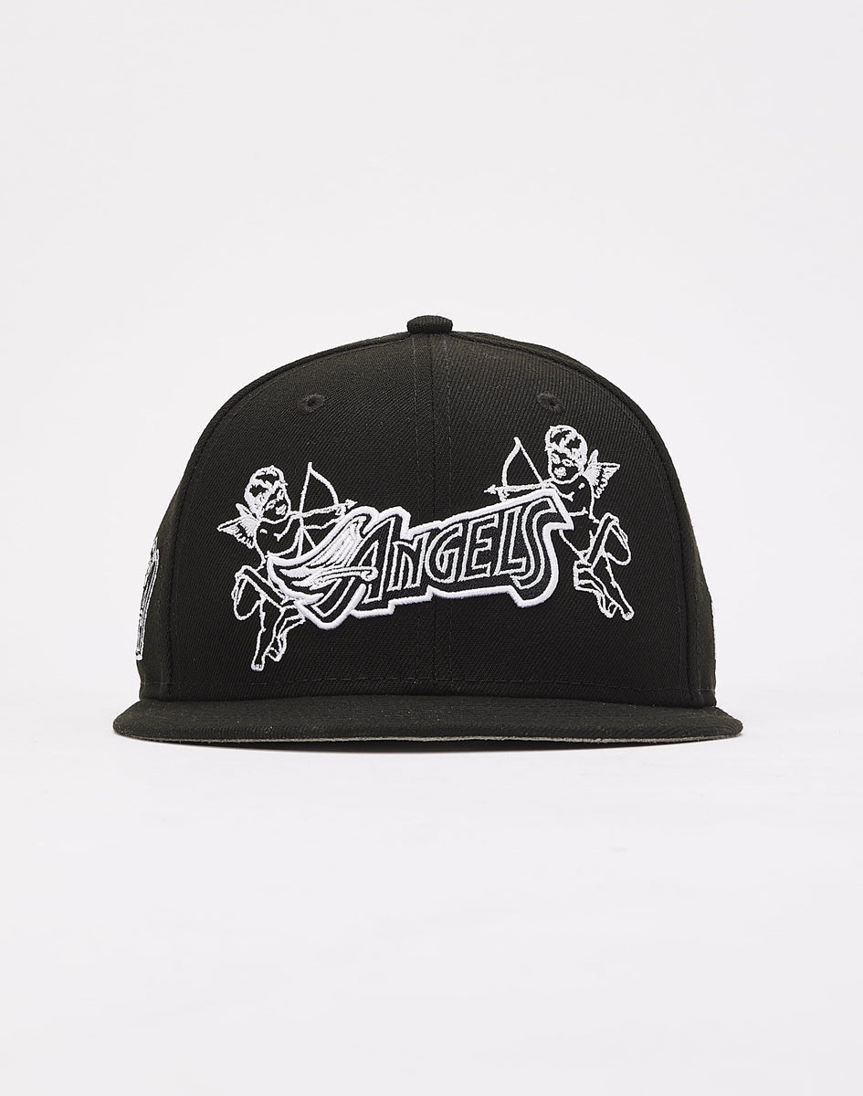 New Era 9FIFTY Blackberry Los Angeles Angels 25th Anniversary Patch Snapback Hat - Black, Royal