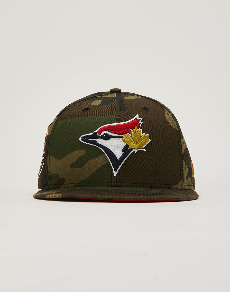 Toronto Blue Jays New Era Woodland Camo Trucker 9FIFTY Snapback Hat - Camo