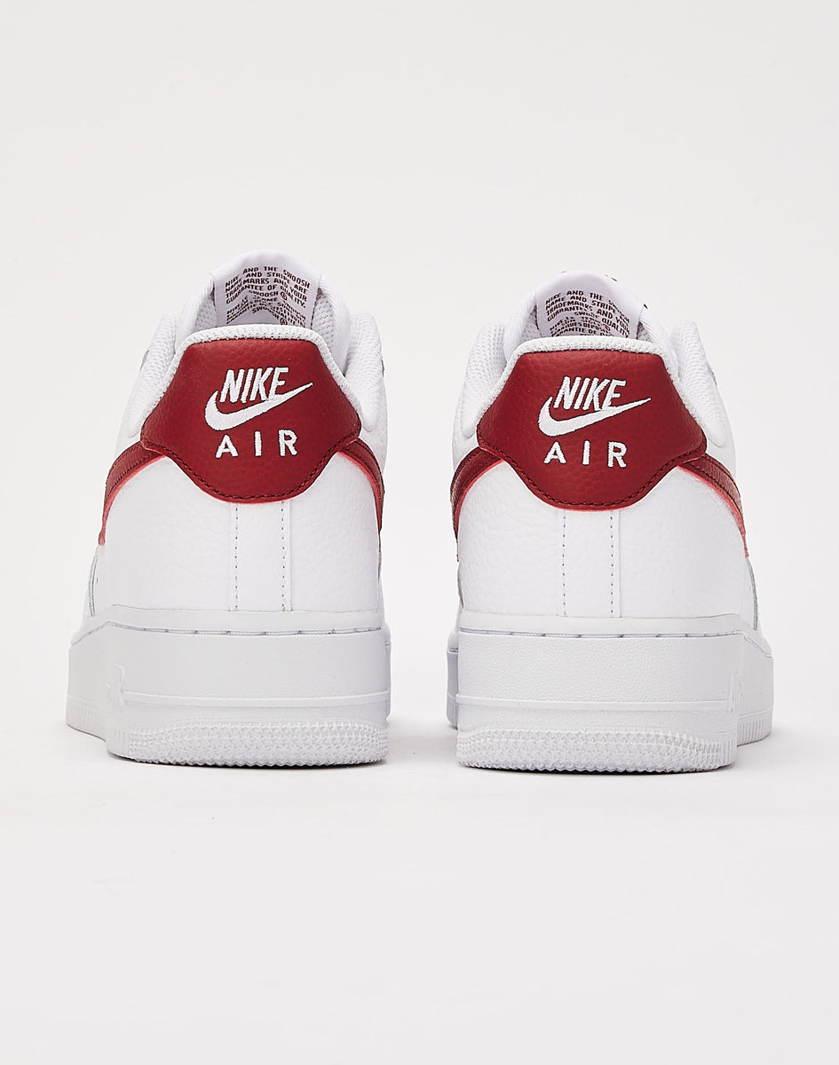 Women's air force 1 '07 trainer white / noble red / outlet white