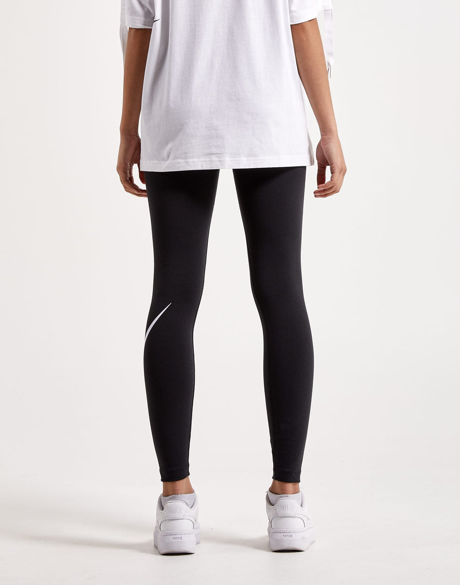 Nike Nsw Essential Mid-Rise Swoosh Leggings – DTLR