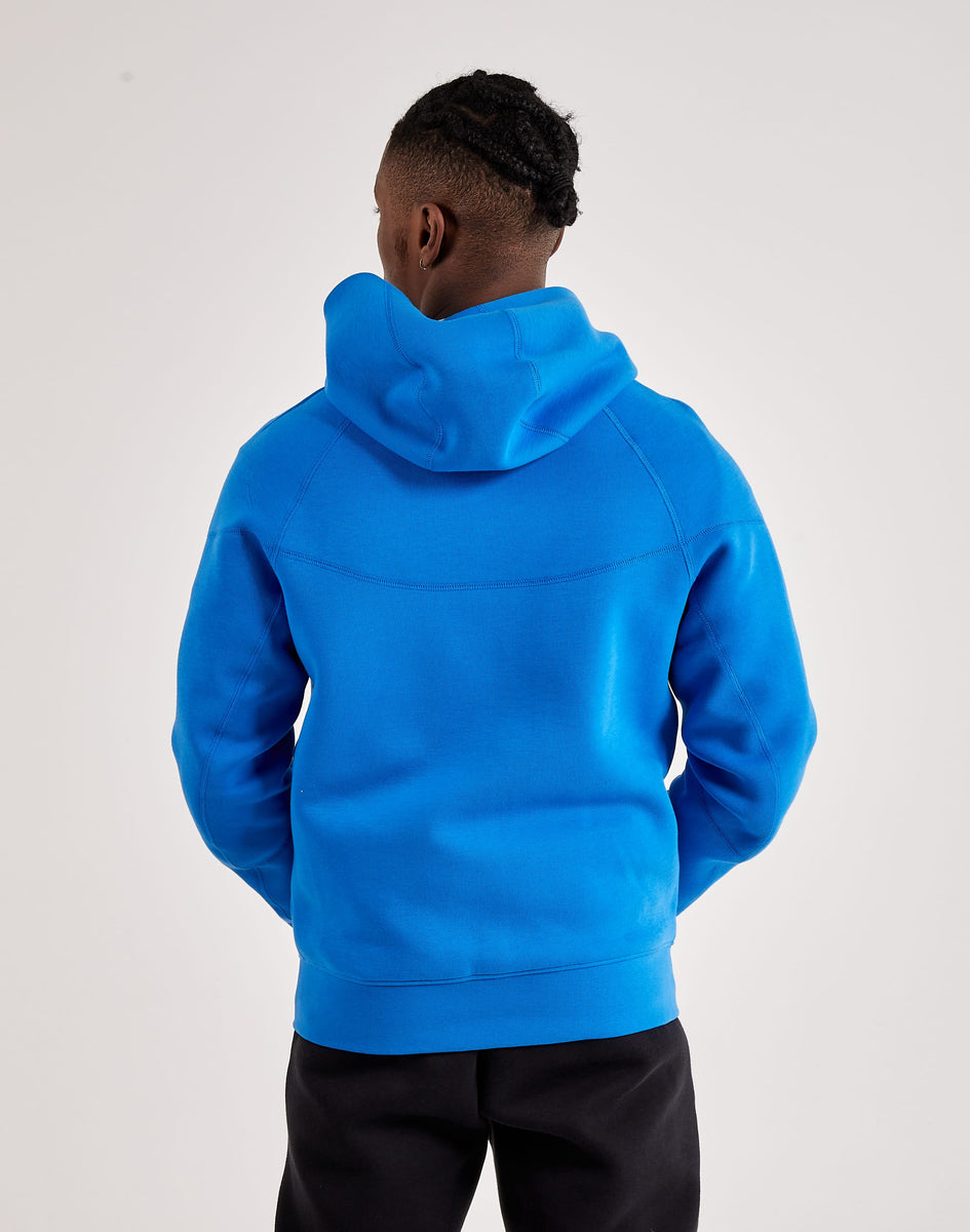 Nike tech fleece hoodie on sale blue