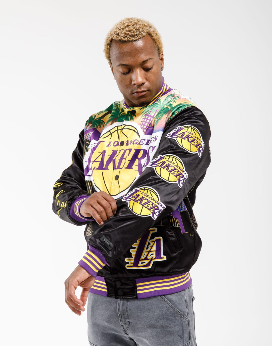 Mitchell & Ness NBA Los Angeles Lakers Champ City Satin Jacket – DTLR