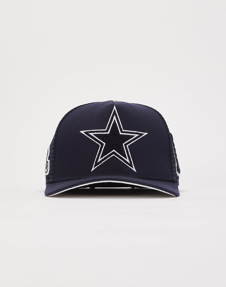 DALLAS COWBOYS NEUTRAL PINCH FRONT TRUCKER HAT (BLACK) – Pro Standard