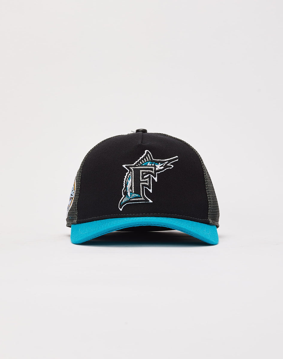 Pro Standard Men Pro Standard Florida Marlins Retro Trucker Hat Black 1 Size