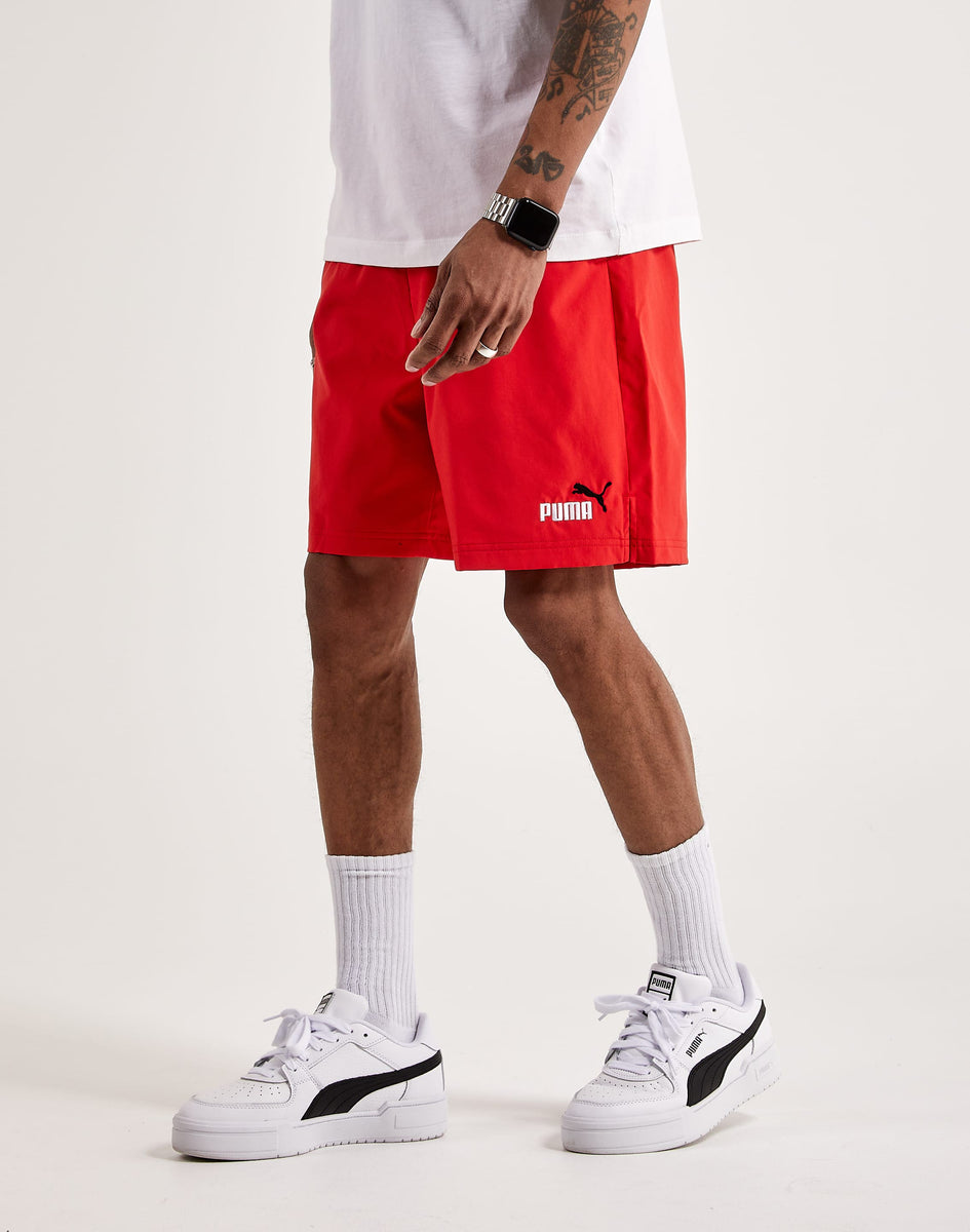 Red 2025 puma shorts