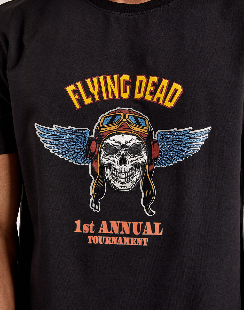 Roku Studio Flying Dead Rhinestone Tee