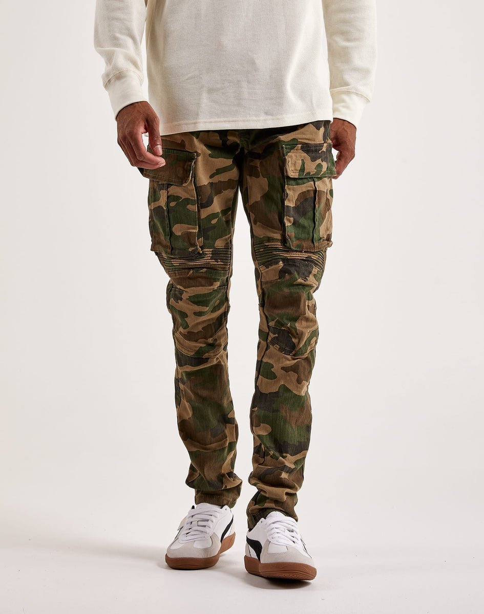 Smoke Rise Twill Moto Cargo Pants