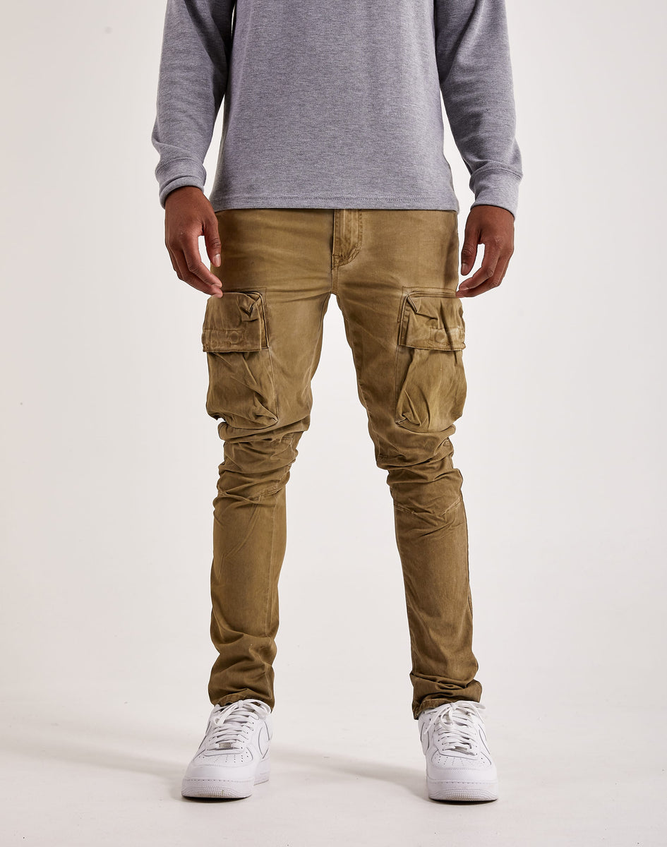 Smoke Rise Painted Cargo Jeans – DTLR