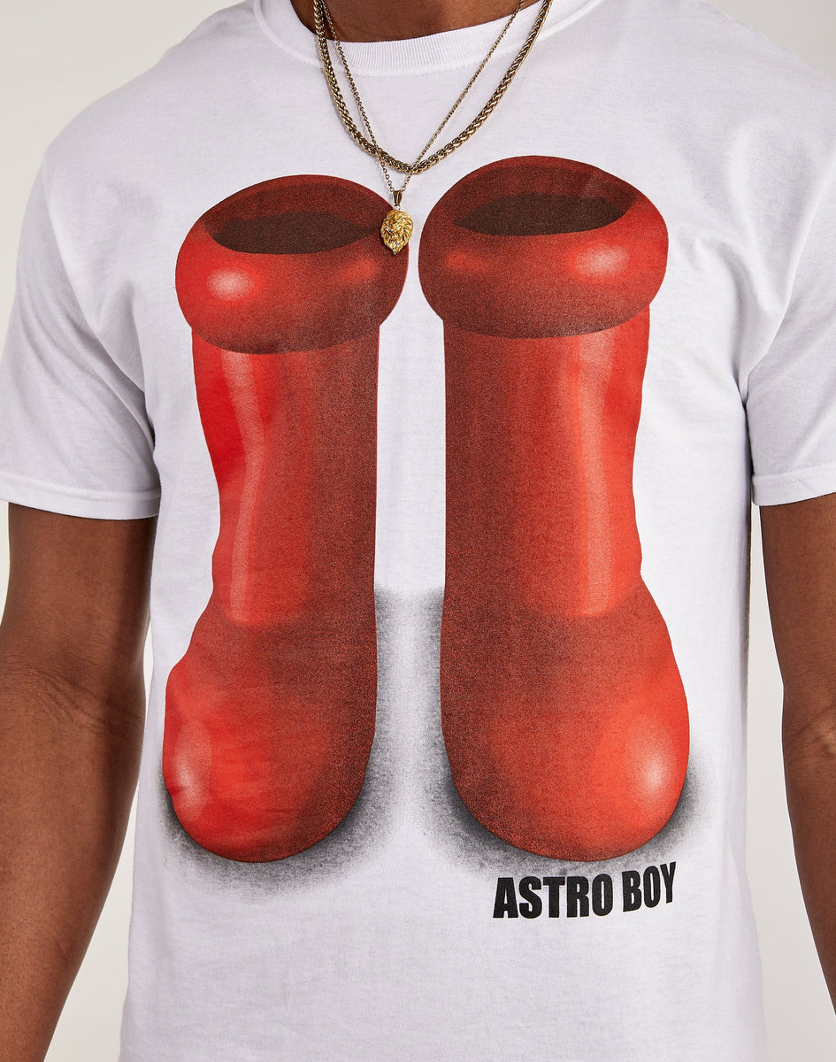 Astro Boy Take Off Short Sleeve Tee - White