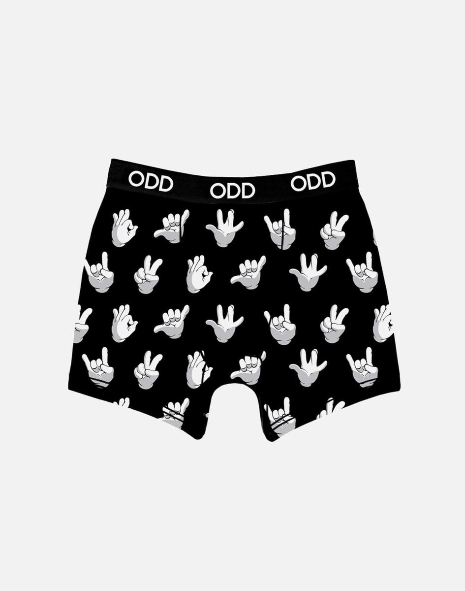 Odd Sox Boys' Hand Signs Boxer Briefs