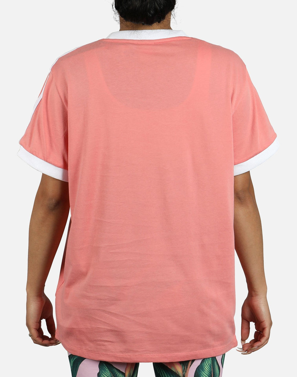 Pink adidas Originals 3-Stripes California T-Shirt