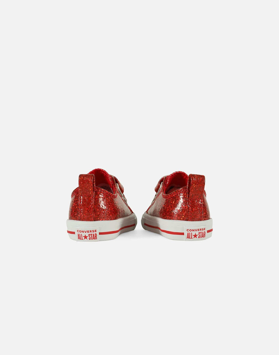 Cherry red glitter clearance converse