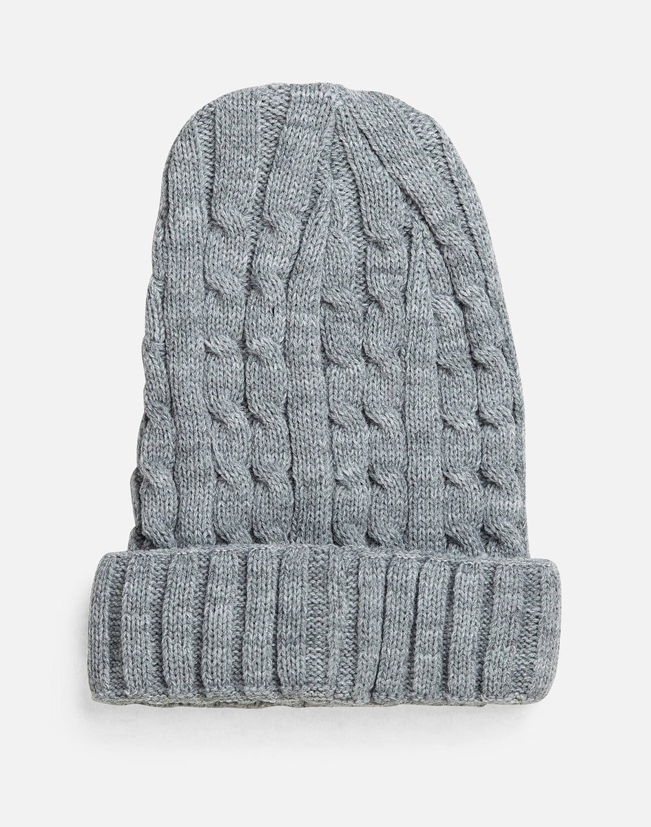 Kim And Bae Cable Cuff Beanie