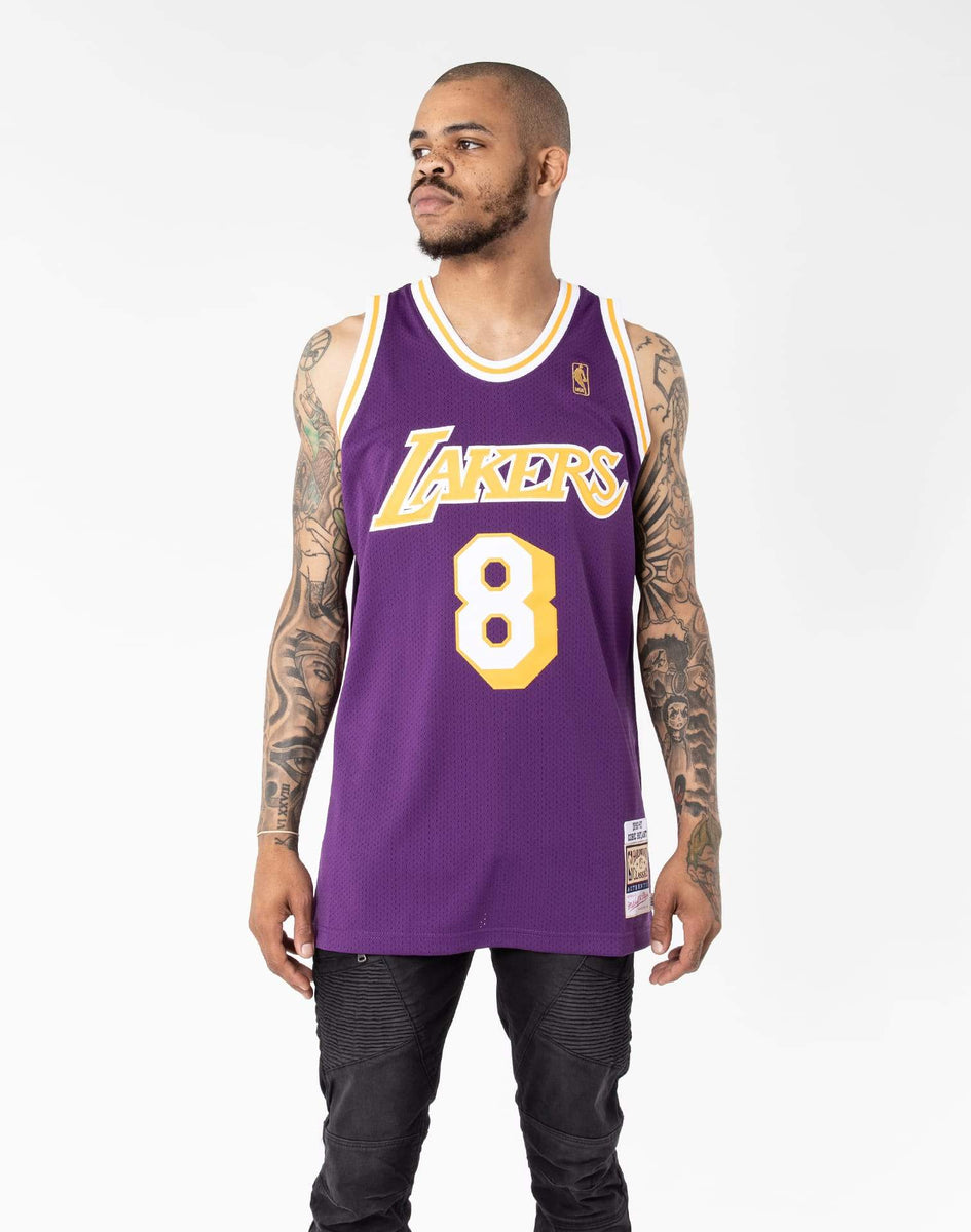 MITCHELL & NESS Los Angeles Lakers Kobe Bryant 8/24 Authentic