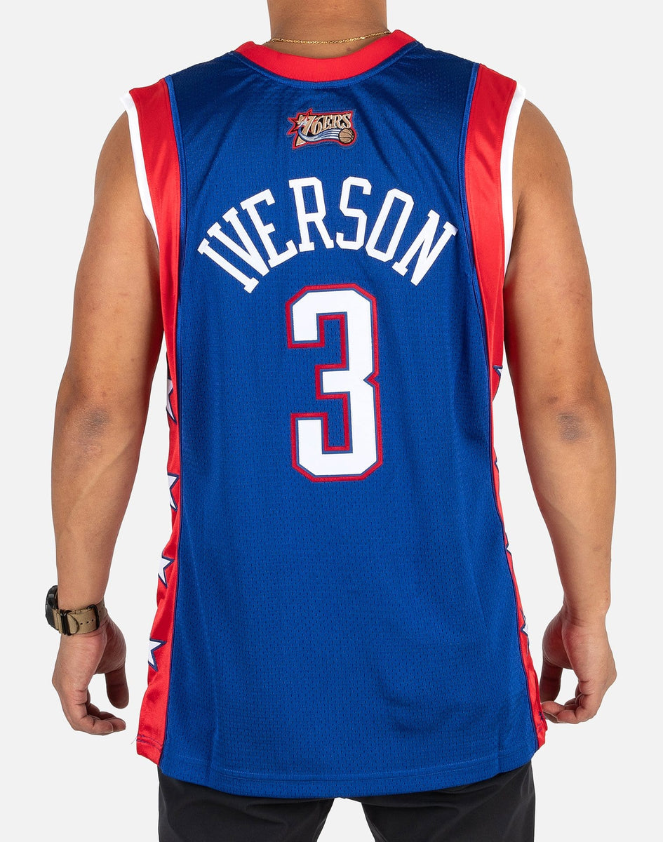 Mitchell & Ness WMNS NBA PHILADELPHIA 76ERS IVERSON SWINGMAN JERSEY – DTLR