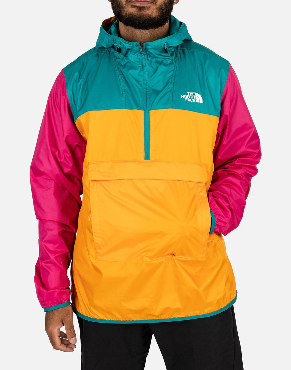 North face fanorak green best sale