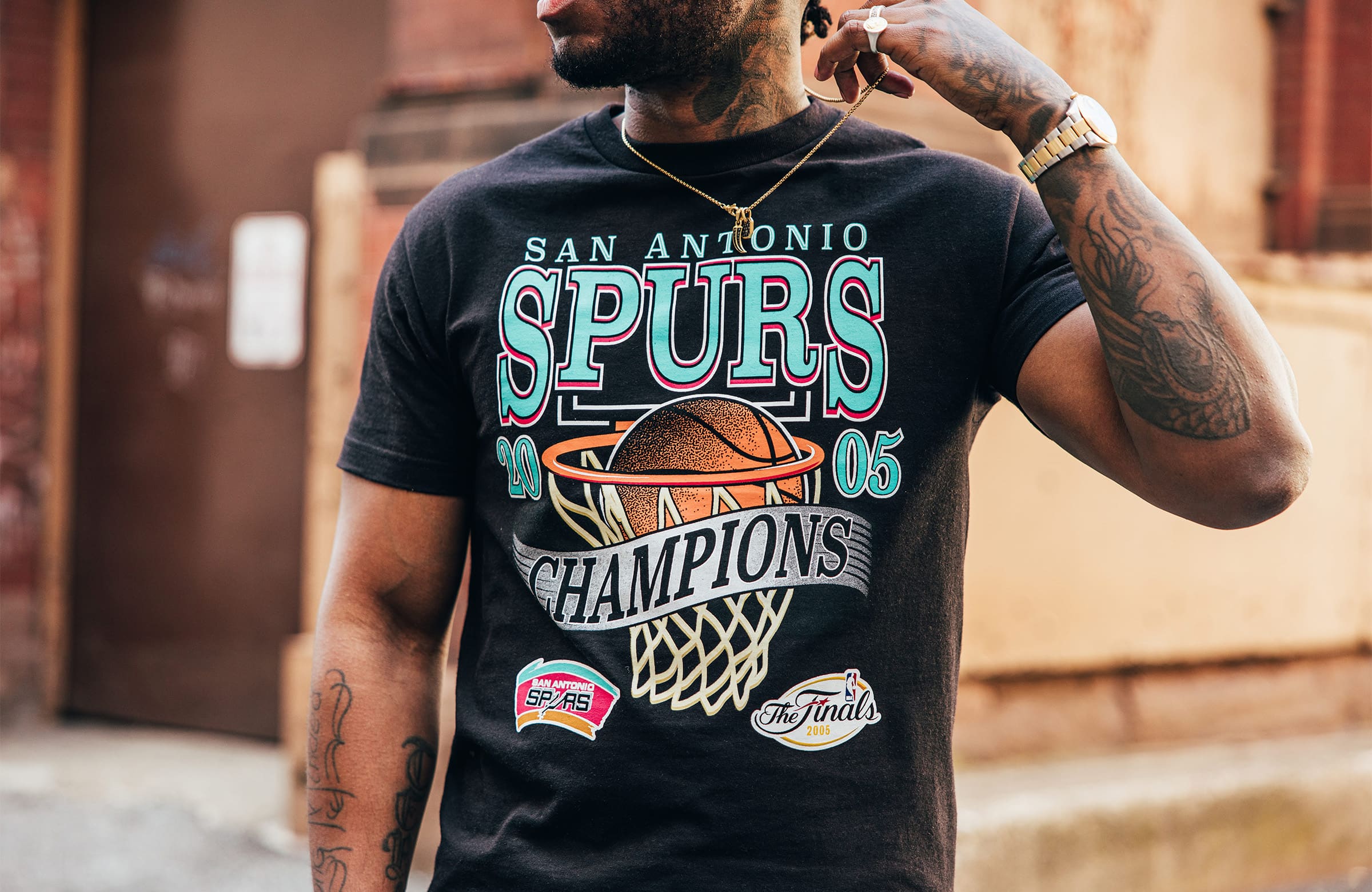 Mitchell and Ness release new Spurs retro-themed gear