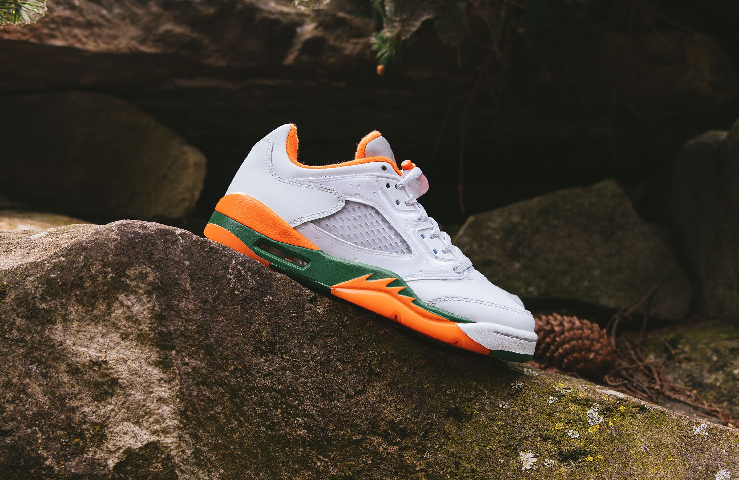 Dropping Soon Air Jordan 5 Retro Low Miami Hurricanes DTLR