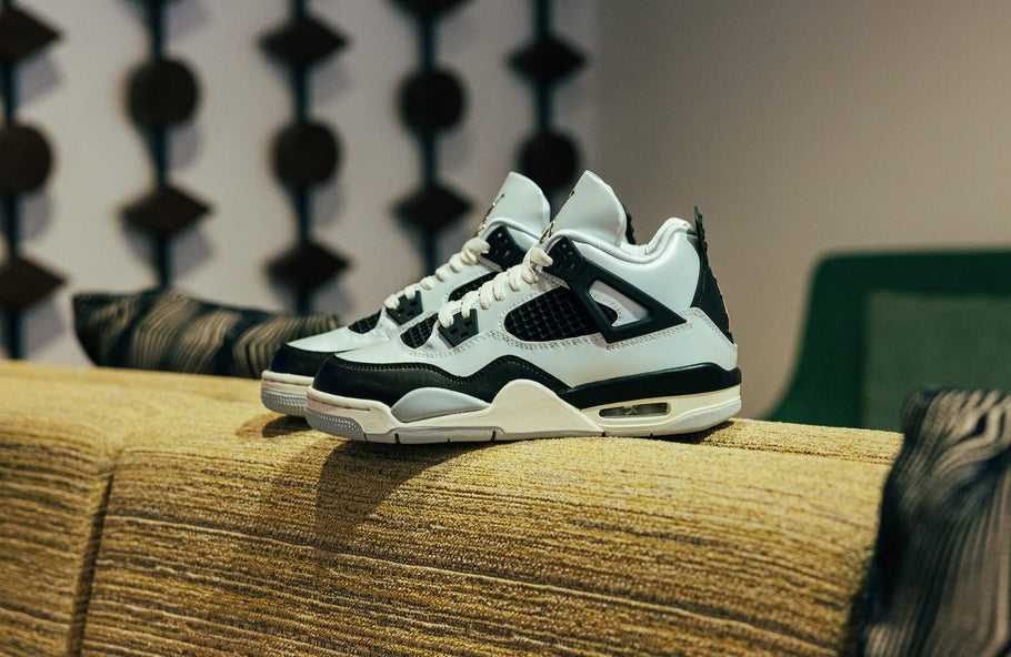 This Kids’ Air Jordan 4 Retro Arrives in “Pure Platinum”