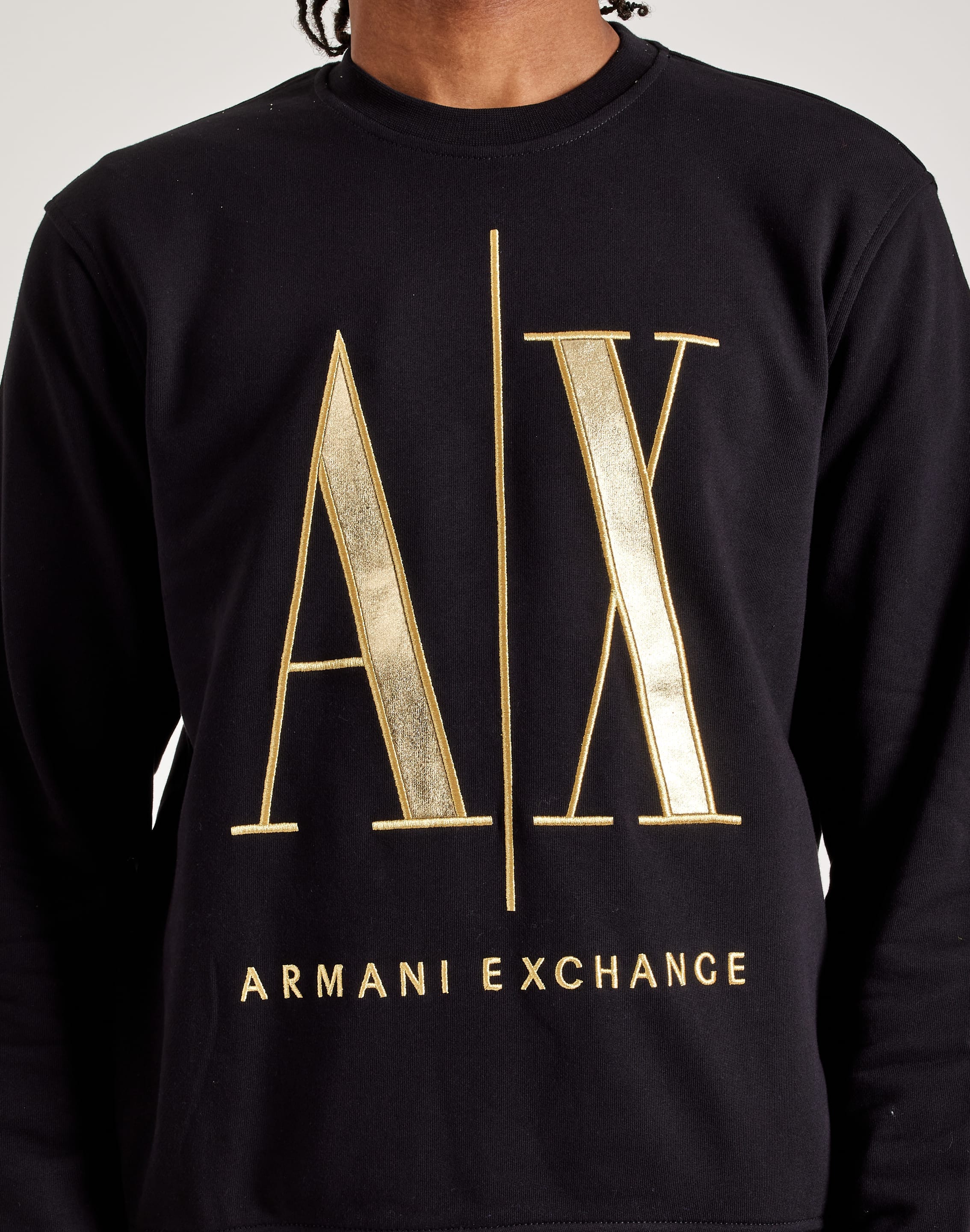 Armani Exchange Icon Logo Crewneck Sweatshirt