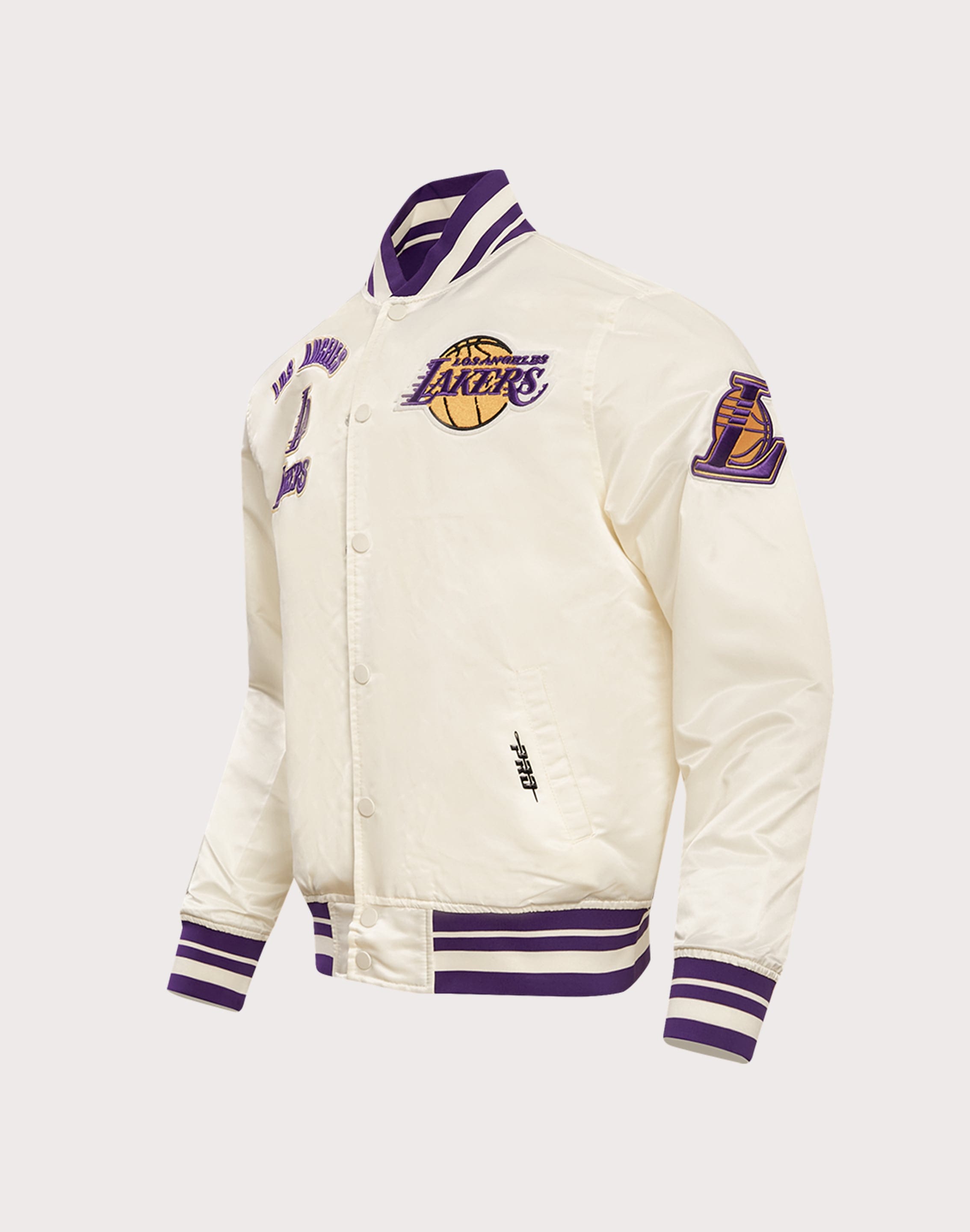 Pro Standard Los Angeles Lakers Retro Classic Rib Satin Jacket DTLR