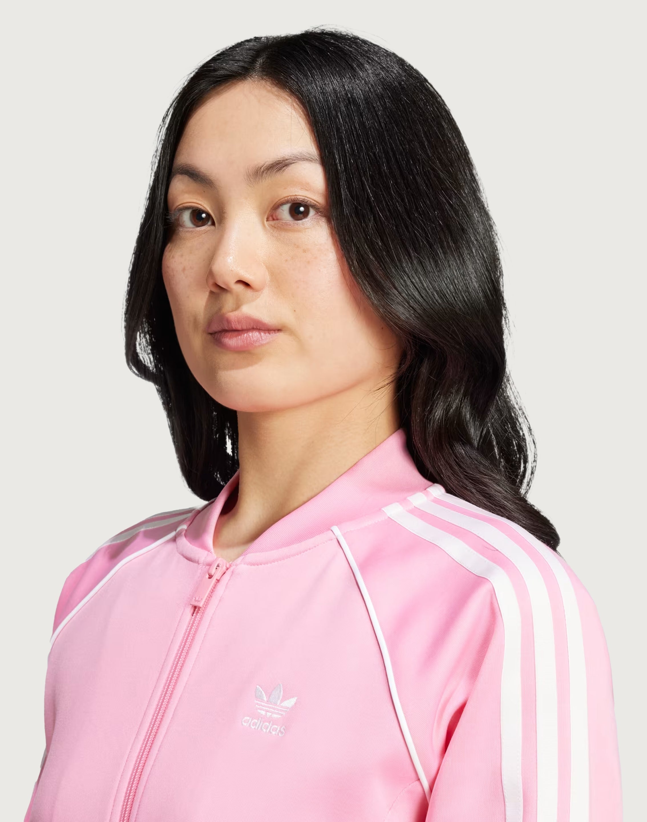 Adidas women pink jacket best sale