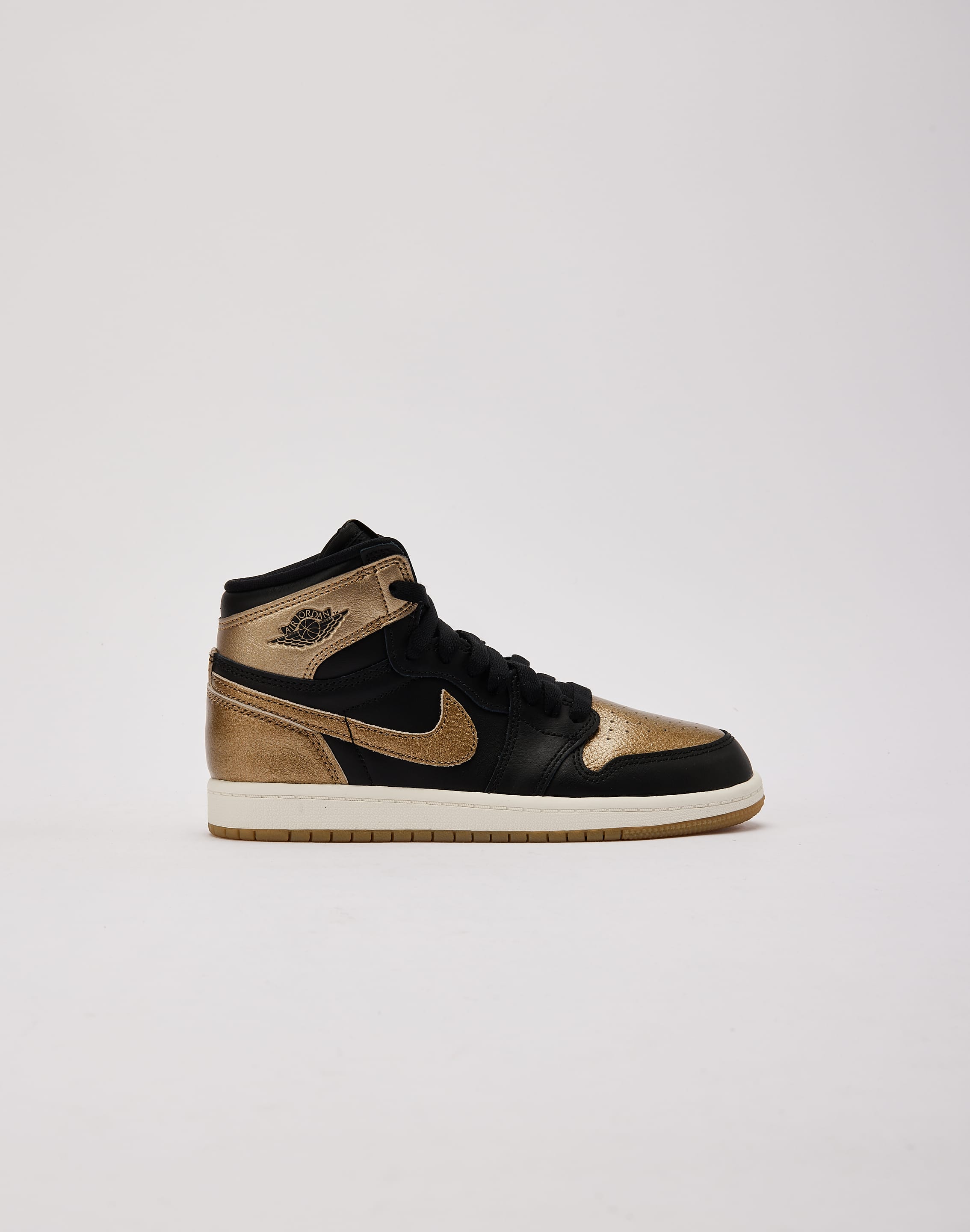 Jordan Air Jordan 1 Retro High OG Black And Gold Pre School DTLR