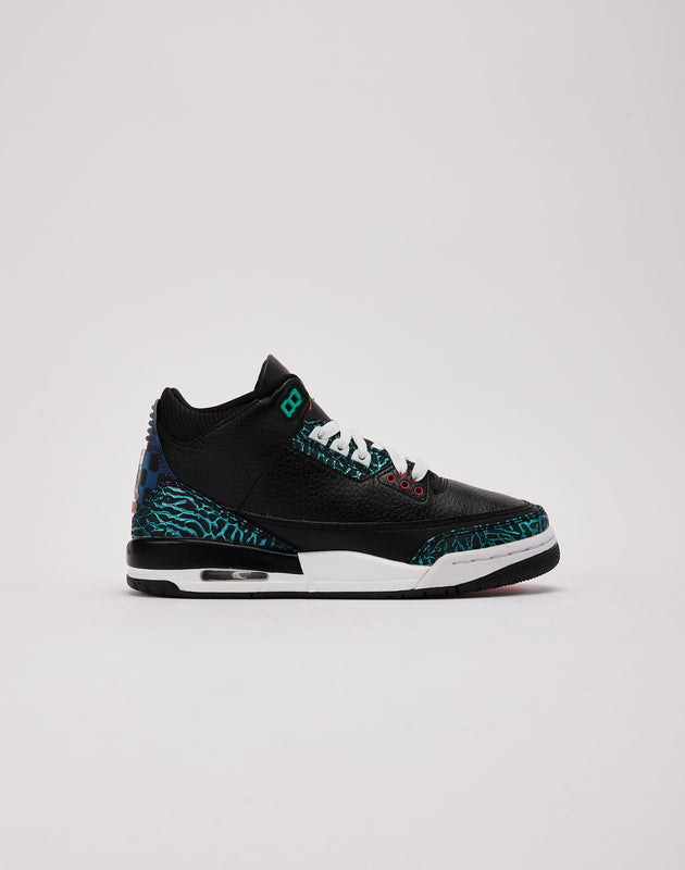 Jordan Air Jordan 3 Retro SE 'Black and Hyper Jade' Grade-School – DTLR