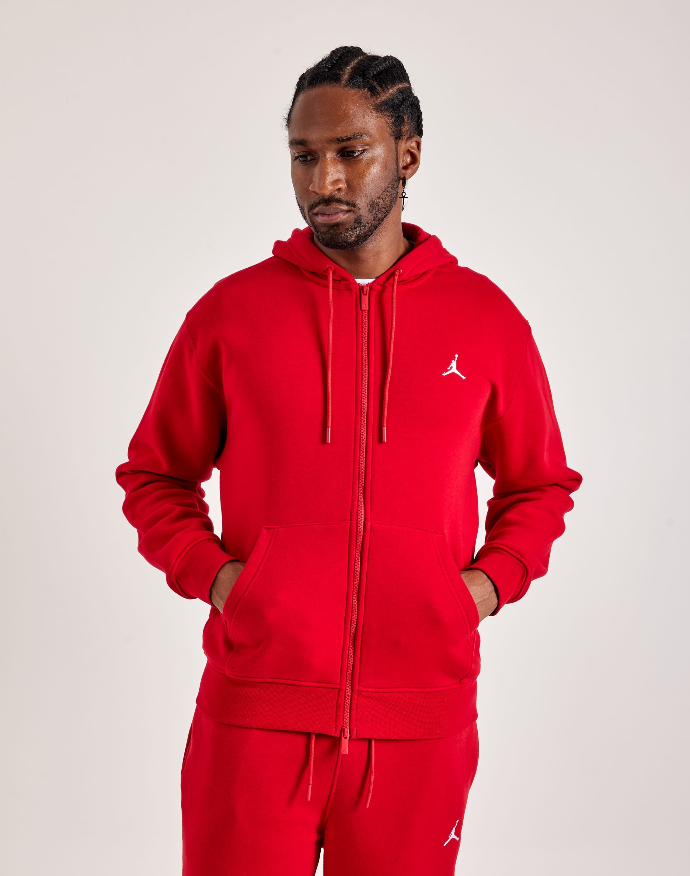 Jordan Brooklyn Full Zip Fleece Hoodie DTLR