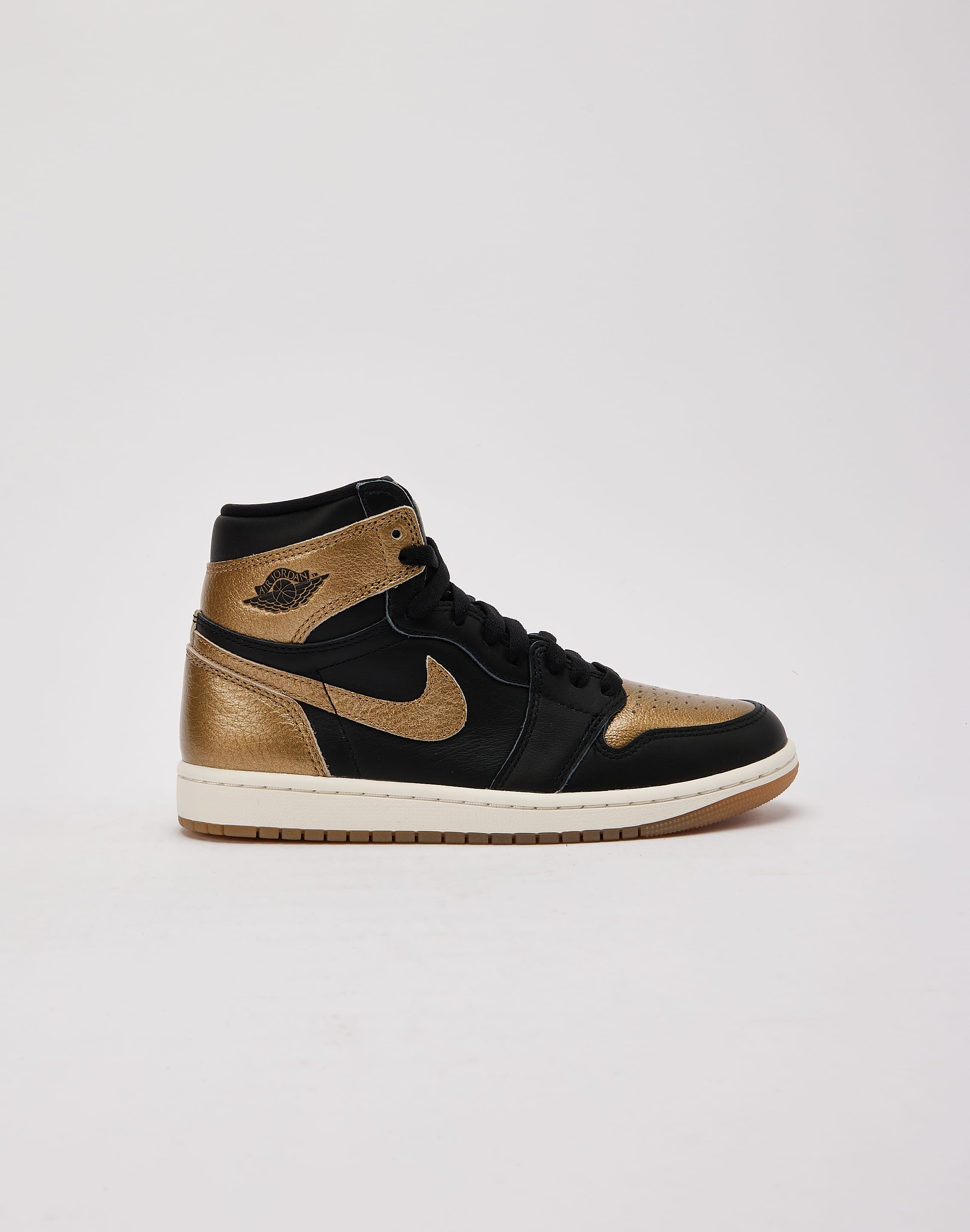 Black and gold jordans grade school on sale