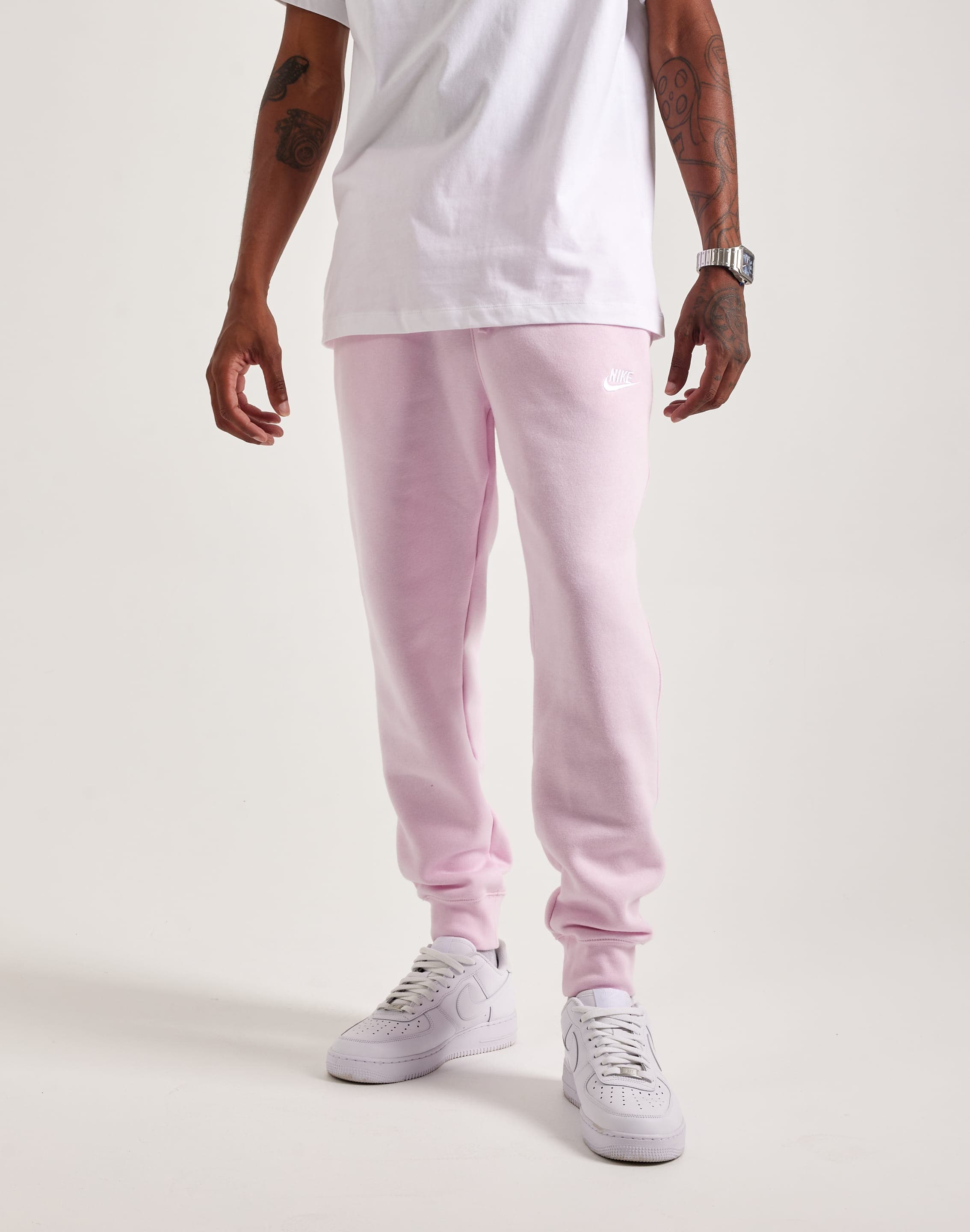 Nike club joggers pink sale