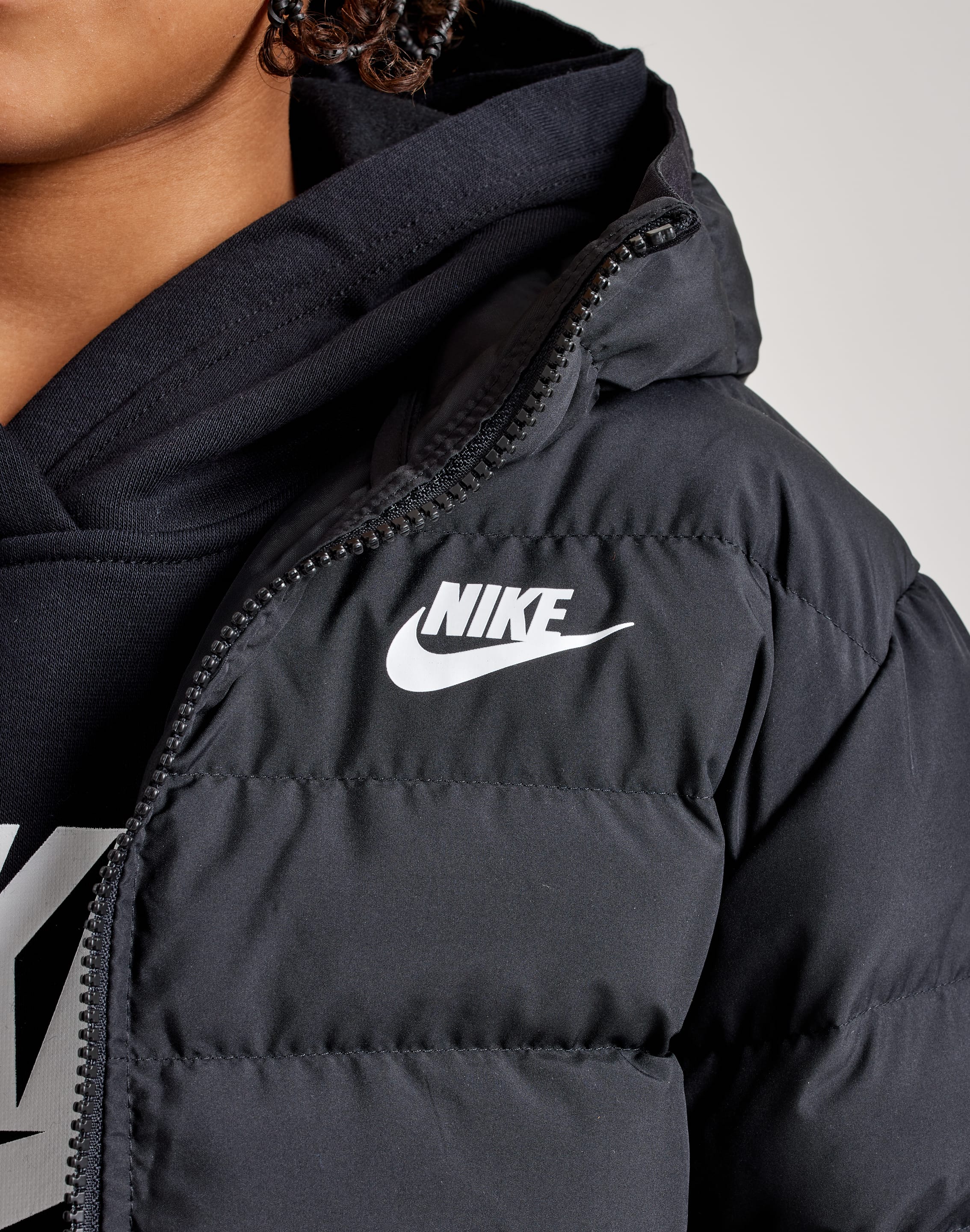 Nike Hooded Puffer Jacket Grade School DTLR