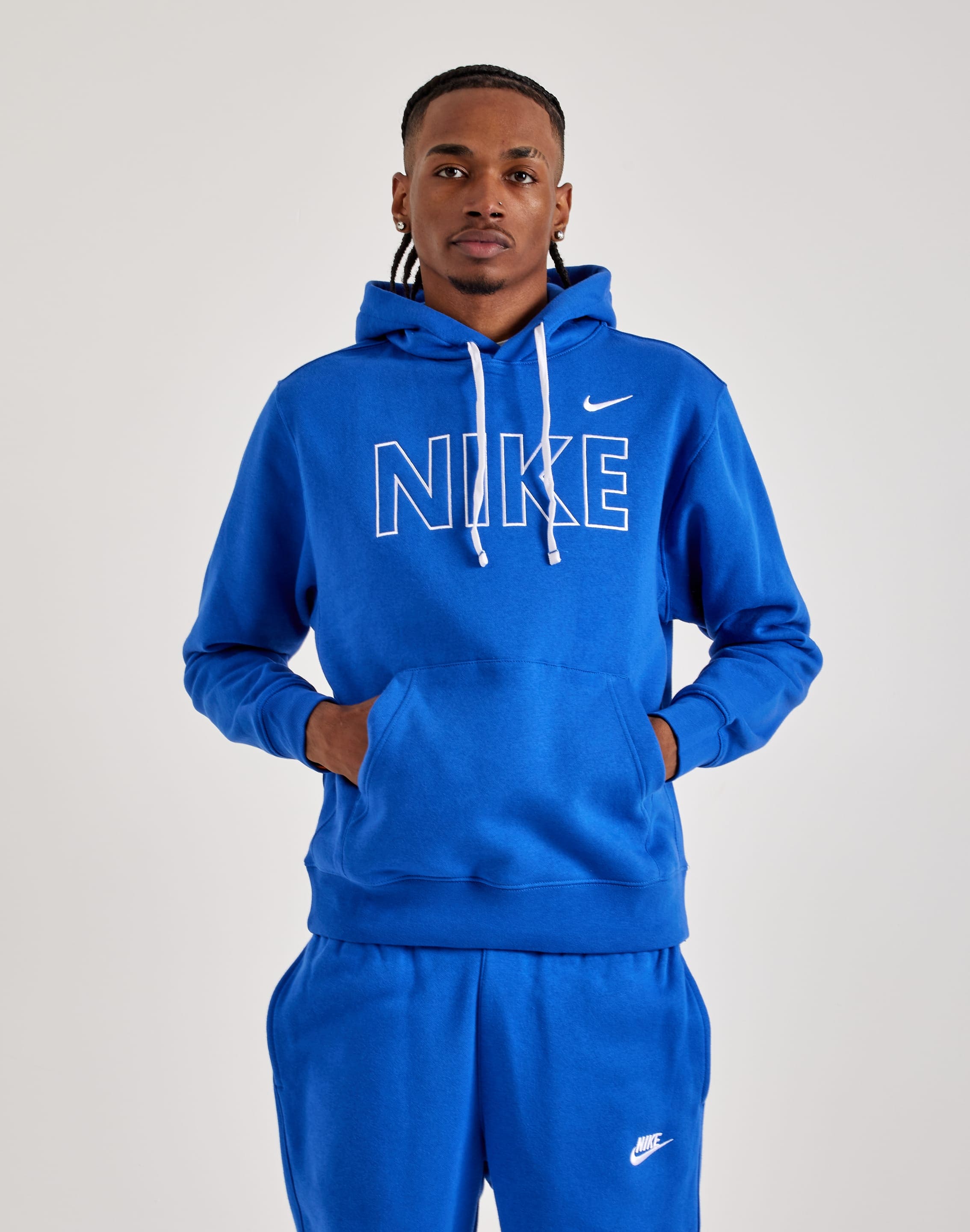 Nike velour hoodie mens best sale