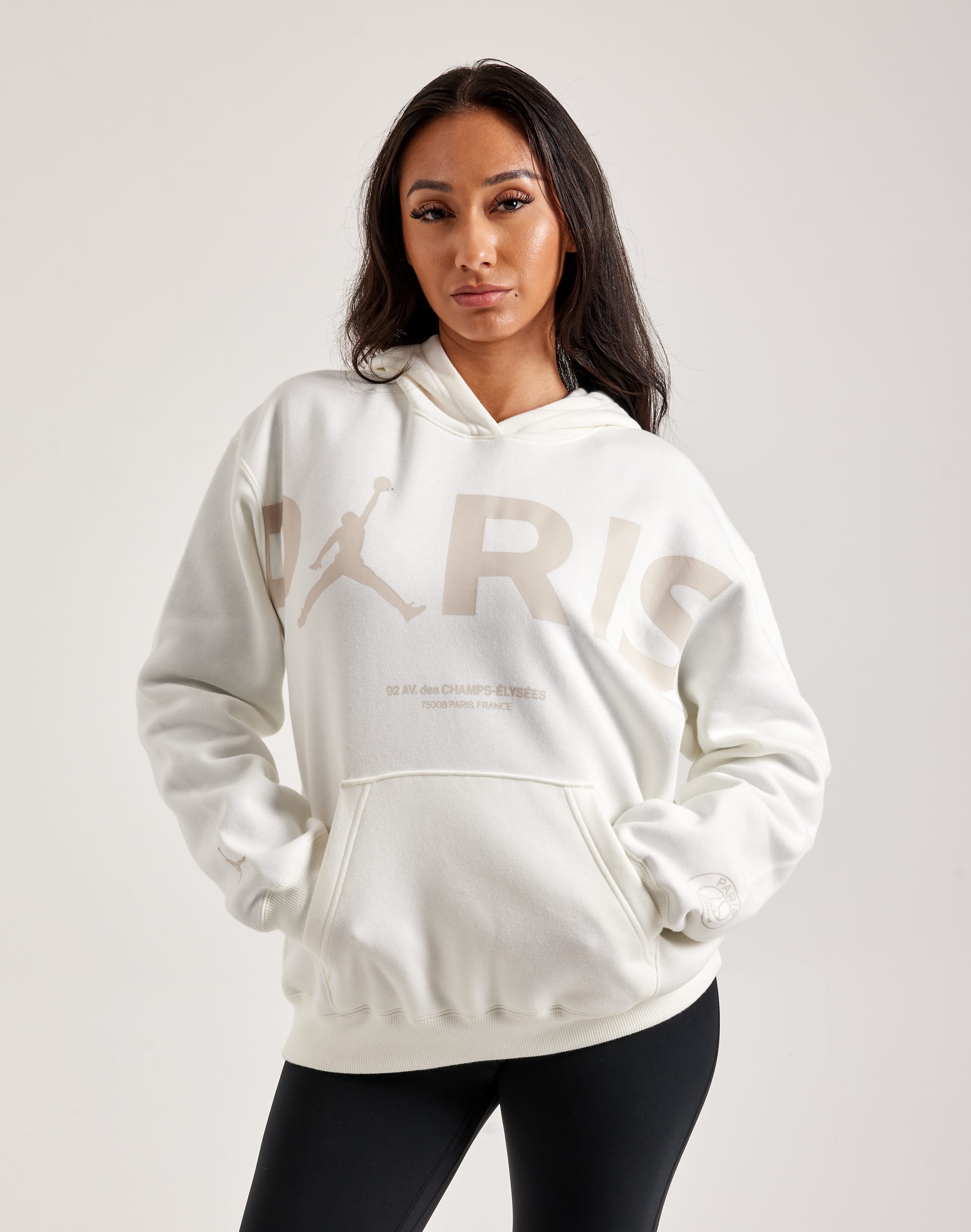 Psg white jordan hoodie on sale