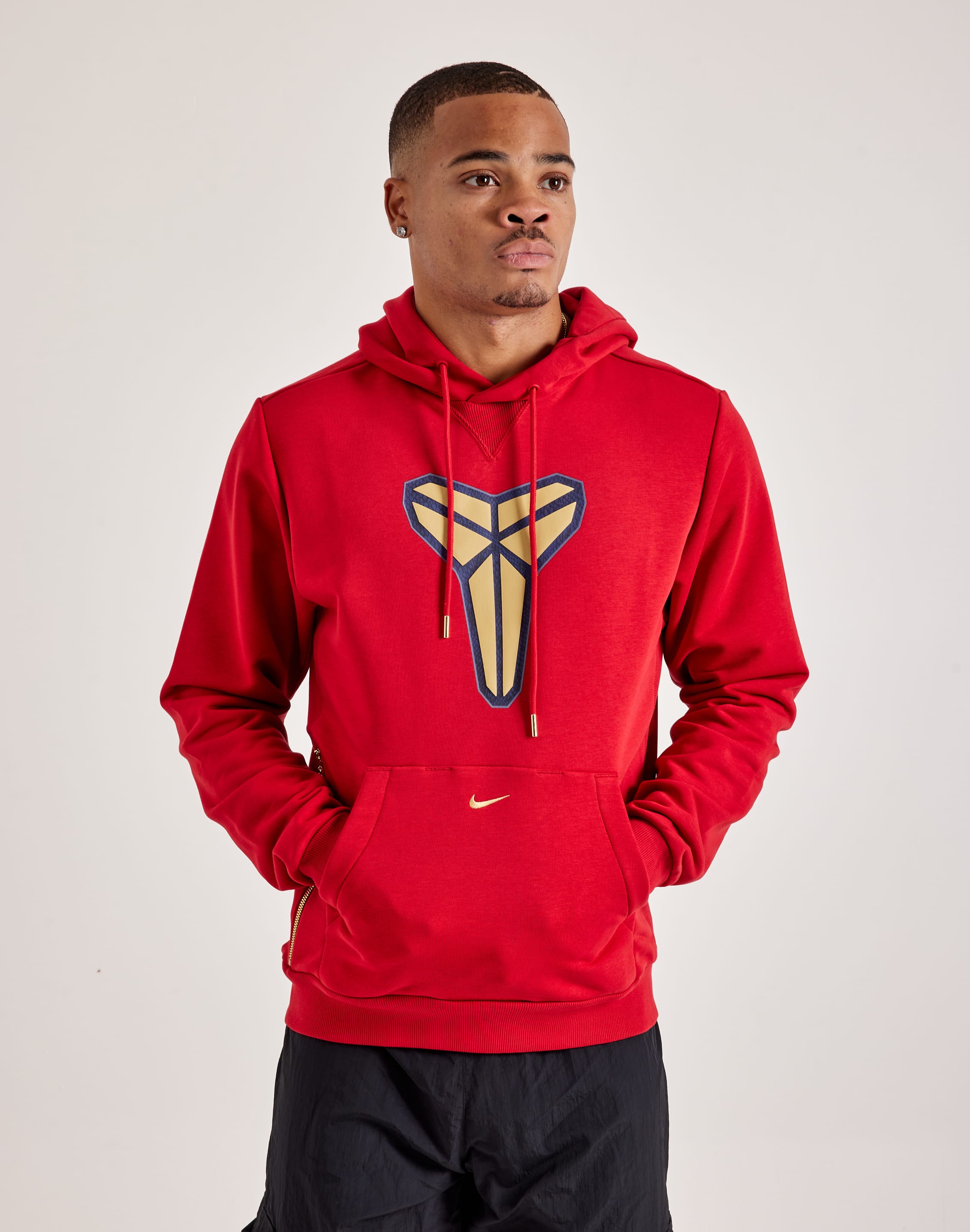 Red dri fit hoodie online