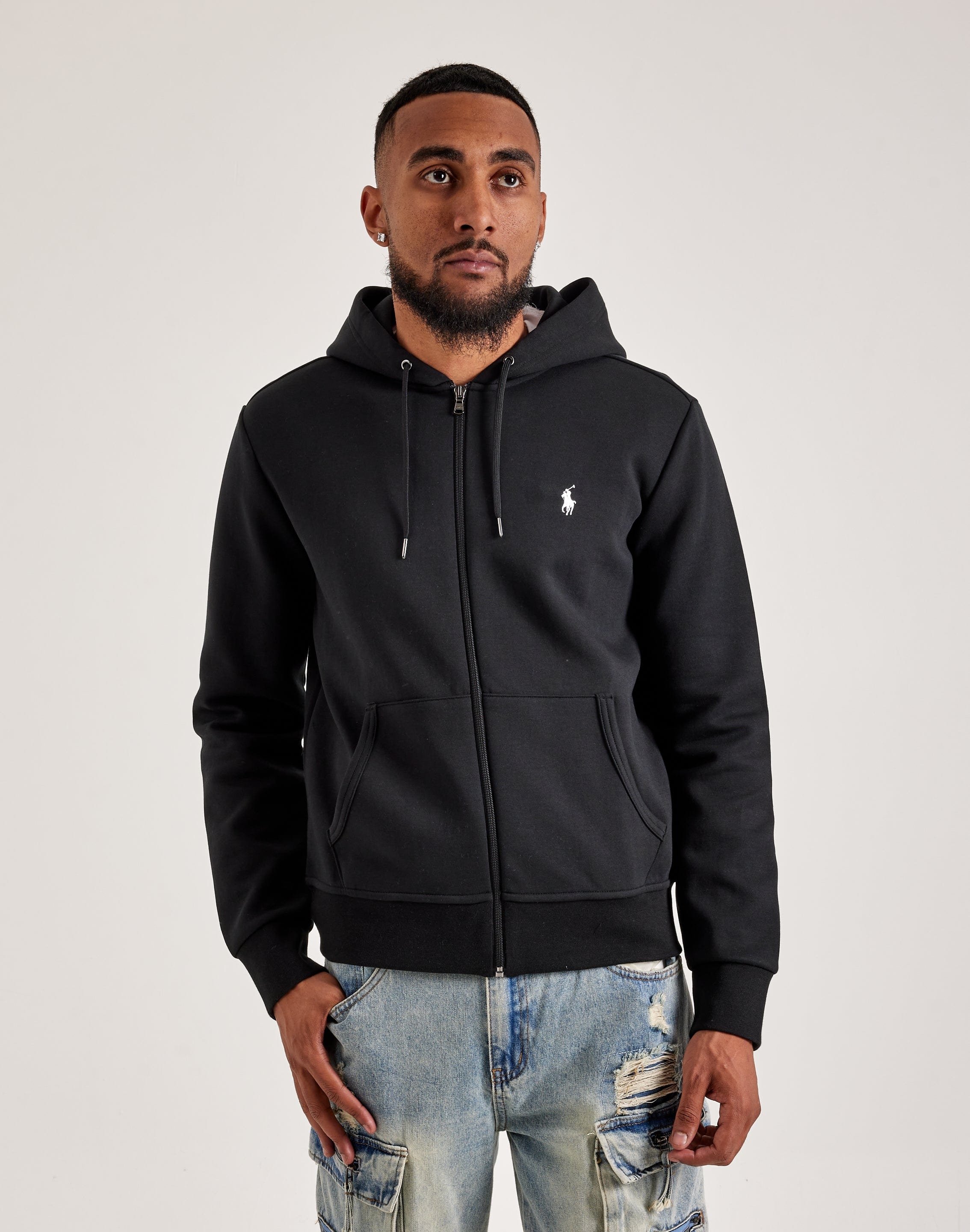 Polo Ralph Lauren Double Knit Full Zip Hoodie DTLR